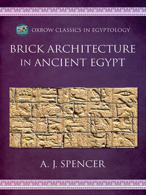 cover image of Brick Architecture in Ancient Egypt